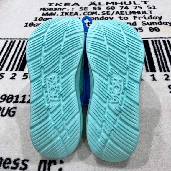 Hoka Ora Luxe Recovery Slides MIST GREEN / TRELLIS - Picture 6 of 7